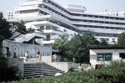 Damals hieß das Hotel Amfiteatru noch Belvedere