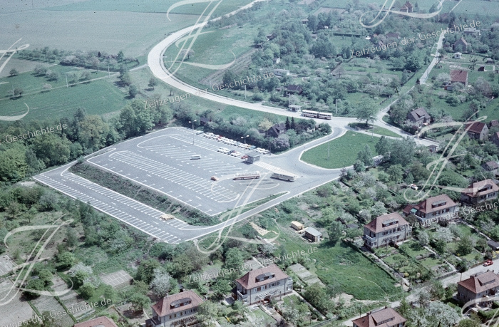 Vom Dresdner Fernsehturm auf Wachwitz, 1970