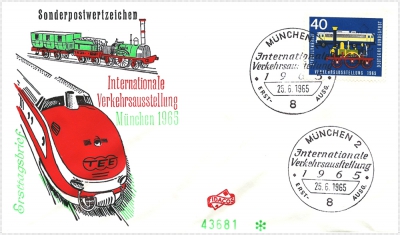 40 Pfennig - Internationale Verkehrsausstellung München, 1965