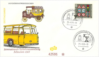 5 Pfennig - Internationale Verkehrsausstellung München, 1965