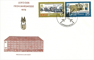 Ersttagsbrief - Leipziger Frühjahrsmesse, 1973