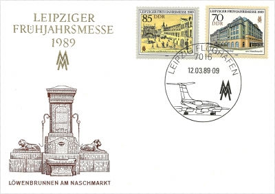 Ersttagsbrief - Leipziger Frühjahrsmesse, 1989