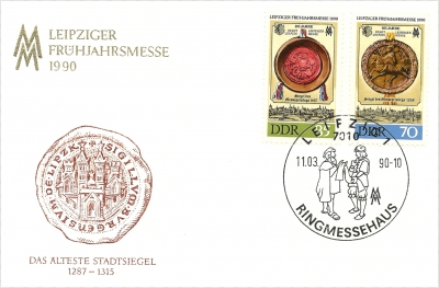 Ersttagsbrief - Leipziger Frühjahrsmesse, 1990