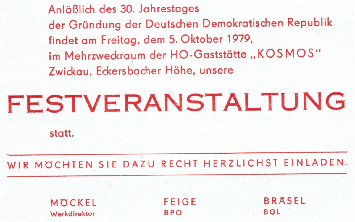 Festveranstaltung des 30. Jahrestages