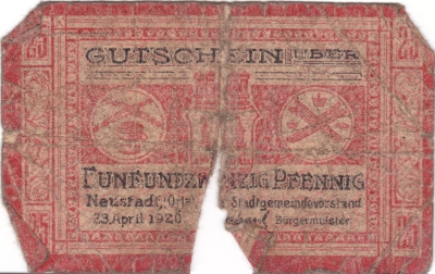 25 Pfennig, 1920