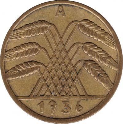 10 Reichspfennig 1936 A