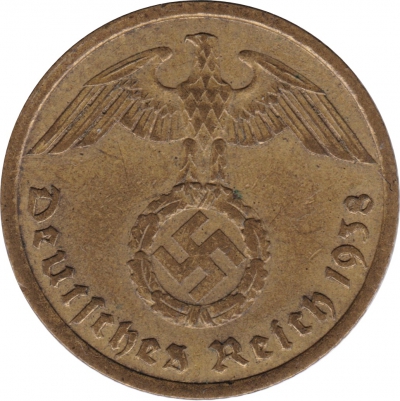 10 Reichspfennig 1938 A