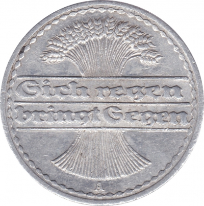 50 Pfennig 1921 A