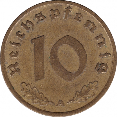 10 Reichspfennig 1938 A