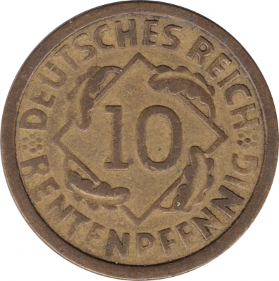 10 Rentenpfennig 1924 A