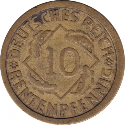 10 Rentenpfennig 1924 J