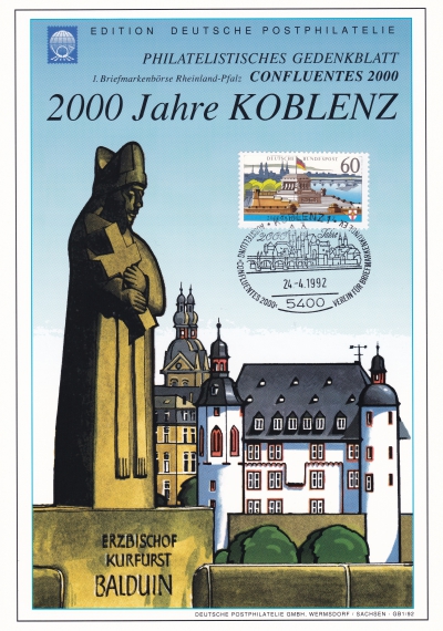 2000 Jahre Koblenz, Philatelie