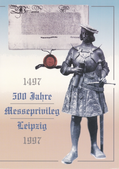 von 1497 bis 1997 mit Sonderbriefmarken und Stempel