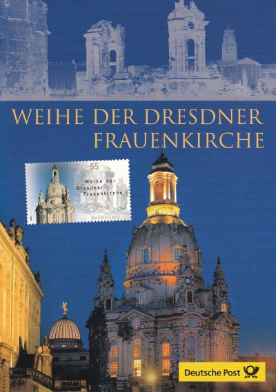 Weihe der Dresdner Frauenkirche - Philatelie
