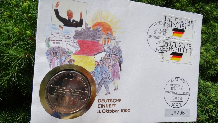 Vorderansicht - 10 Jahre Deutsche Einheit - Numisblatt -  Deutsche Einheit