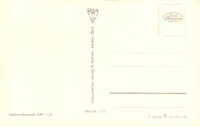 Rückansicht - Klingenthal in Sachsen Teilansicht, Postkarte 1956 - sehr seltene Ansichtskarte Karton, s/w-Abzug