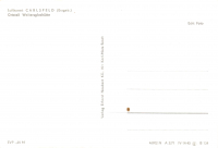 Rückansicht - Luftkurort Carsfeld, Postkarte 1971 - Ortsteil Weitersglashütte Karton, s/w-Abzug