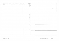 Rückansicht - Zwickau -  Naherholungszentrum Schwanenteich, 1974 - Ansichtskarte zum Kaufen ungelaufen, Rückseite leer!