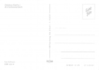 Rückansicht - Zwickau - Schwanenteich, 1979 - Ansichtskarte zum Kaufen ungelaufen, Rückseite leer!