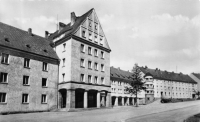 Vorderansicht - Zwickau - Goethestraße, 1959 - Ansichtskarte der Goethestraße über 60 Jahre alt Echte Fotografie