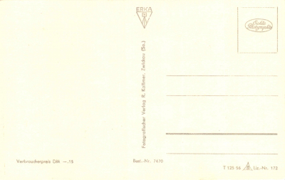 Mühlleithen im Vogtland, Postkarte 1956