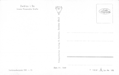 Zwickau - Innere Plauensche Straße, 1957