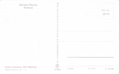 Zwickau - Planitz, 1958