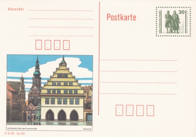 Postkartenserie Bauten und Denkmäler, DDR