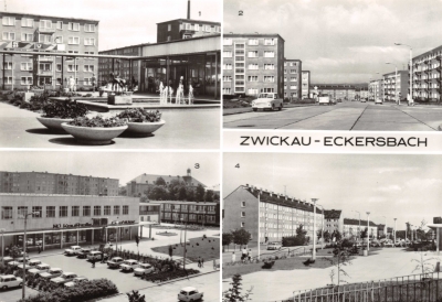 Ansichtskarte Zwickau - Eckersbach, 1985