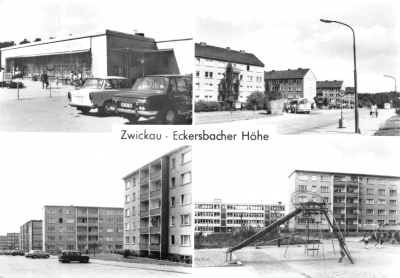 Ansichtskarte Zwickau - Eckersbacher Höhe, 1974