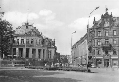 Ansichtskarte Zwickau - Mocca-Milchbar am Schumannplatz, 1963