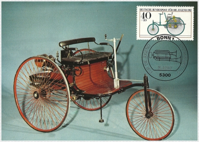 Auto von Benz Patent Motorwagen 1886, Für die Jugend, 1982