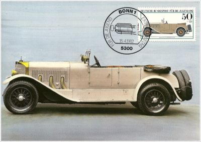 Auto von Mercedes-Tourenwagen 1913, Für die Jugend, 1982
