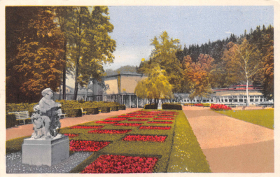 Bad Elster - Idyll am Badeplatz, Postkarte