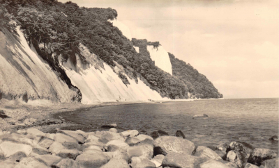 Blick zum Königsstuhl, Rügen Postkarte 1968