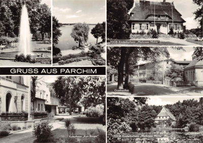 Gruß aus Parchim, Postkarte 1972