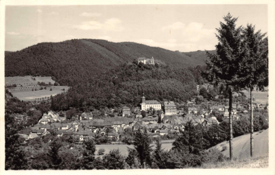 Leutenberg in Thüringen, Postkarte 1953