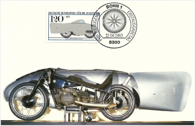 Motorrad von BMW Weltrekordmaschine 1936, Für die Jugend, Motorräder 1983