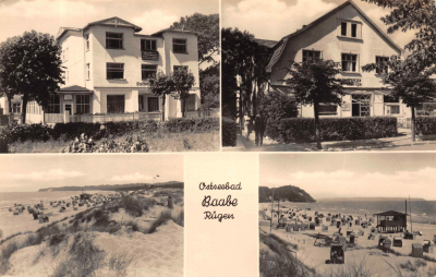 Ostseebad Baabe, Rügen Postkarte 1961