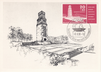 Postkarte - Nationalen Gedenkstätte Buchenwald
