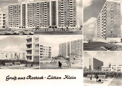 Rostock Lütten Klein, Postkarte 1971