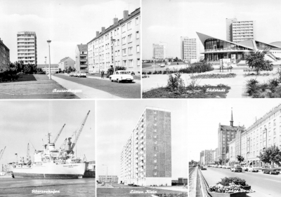 Rostock Reutershagen, Südstadt, Postkarte 1973