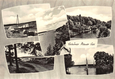 Schöner Plauer See, Postkarte 1966