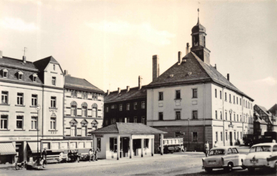 Vorderansicht - Stollberg Erzgebirge, Postkarte 1967 - Alte Postkarte ungelaufen