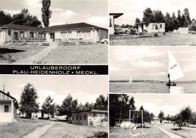 Urlauberdorf Plau-Heidenholz, Postkarte 1972