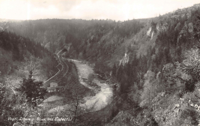 Vogtländische Schweiz, Blick ins Elstertal, 1961