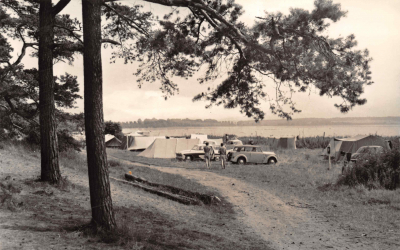 Zeltplatz am Plauer See, Postkarte 1968