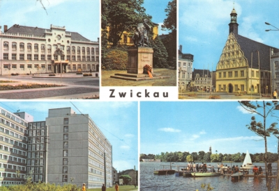 Zwickau - Ansichtskarte, 1976