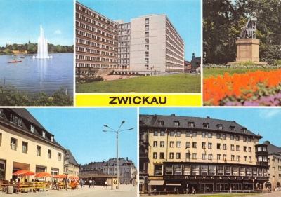Zwickau - Ansichtskarte, 1978