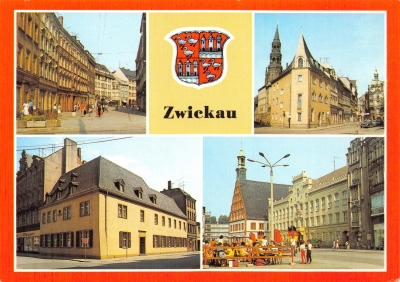 Zwickau - Ansichtskarte, 1985